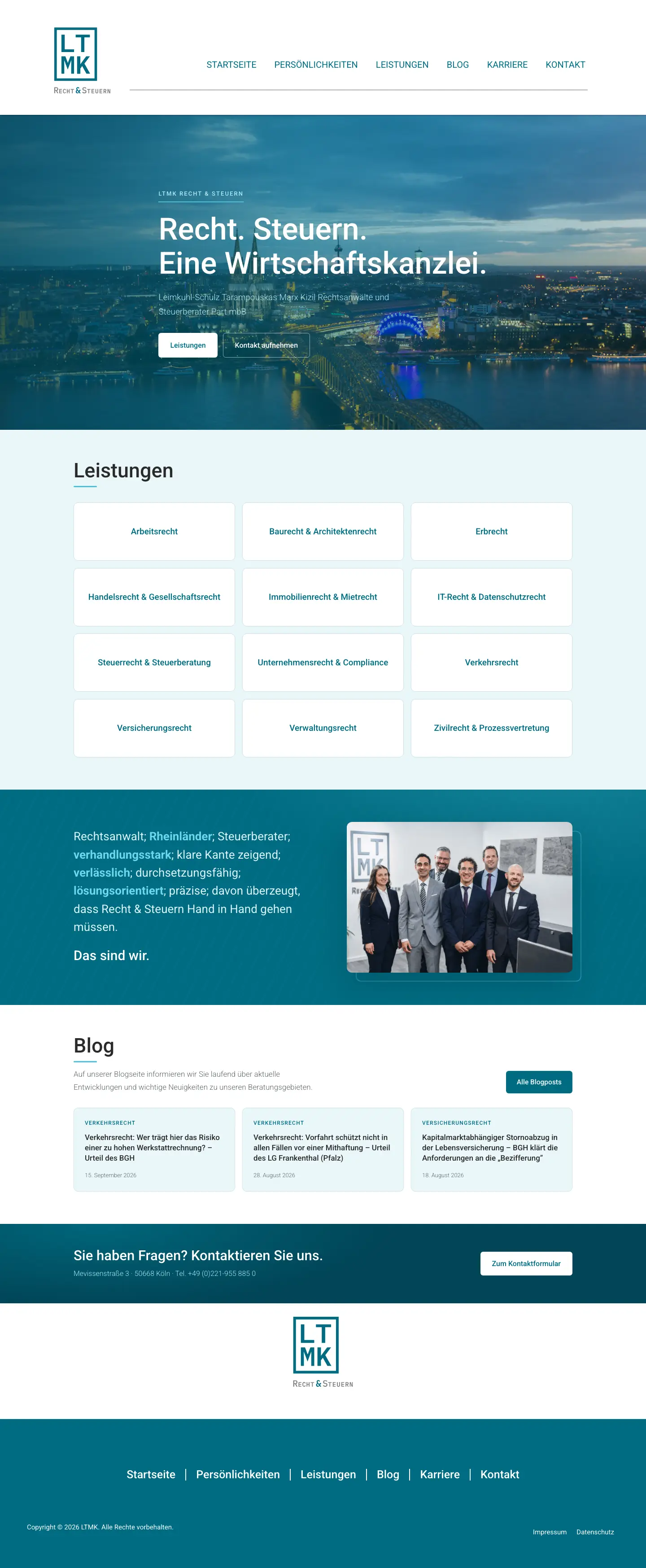 Desktop-Ansicht von LTMK