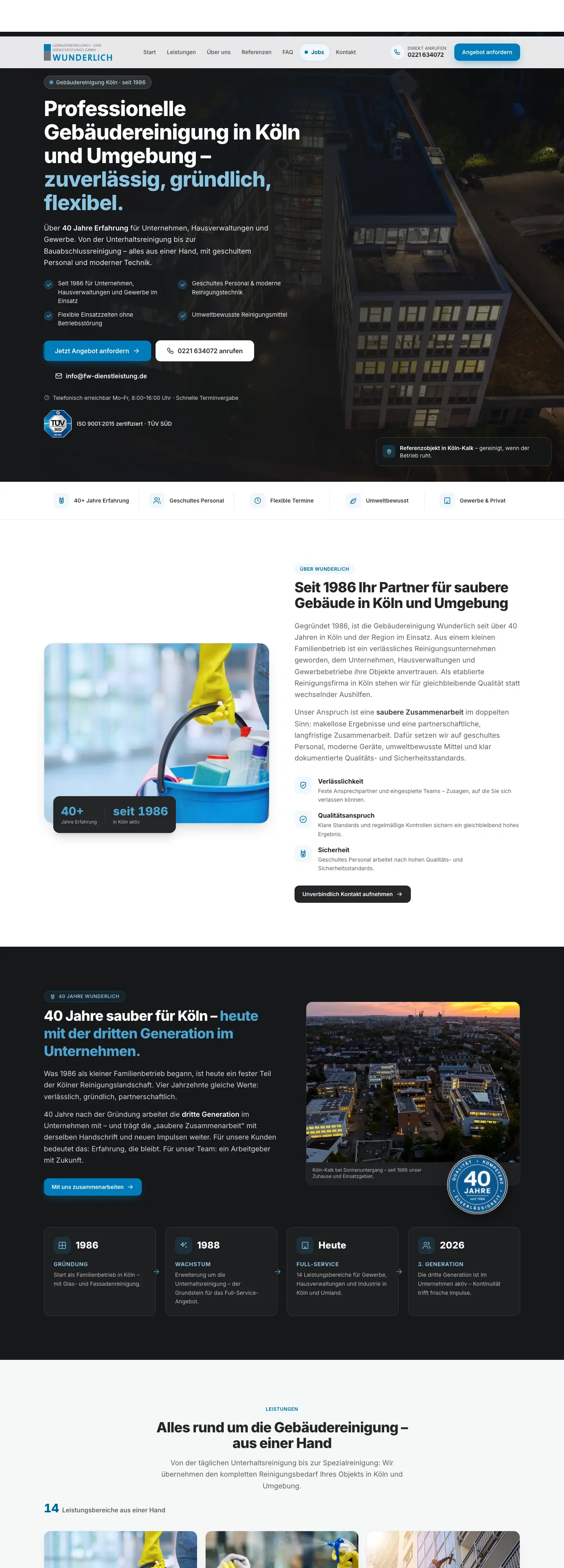 Desktop-Ansicht von Wunderlich